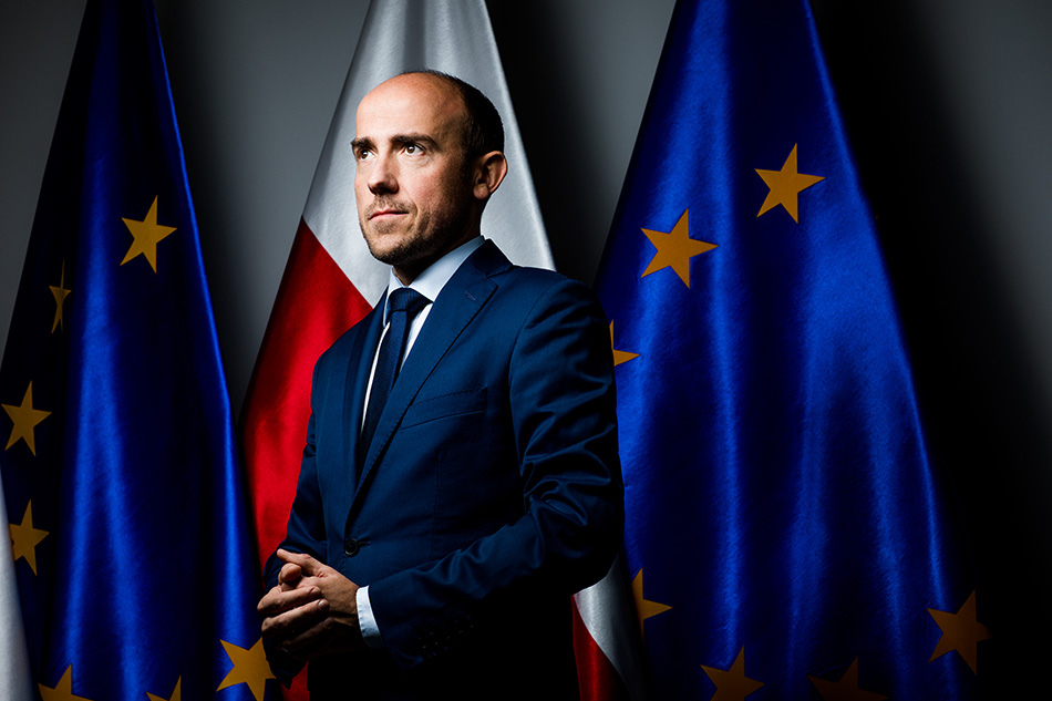 Borys Budka, przewodniczący Koalicji Obywatelskiej. Profesjonalne zdjęcia wizerunkowe polityka.