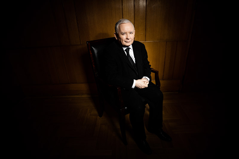 Jarosław Kaczyński, polityk, prezes partii politycznej Prawo i Sprawiedliwość, były premier RP