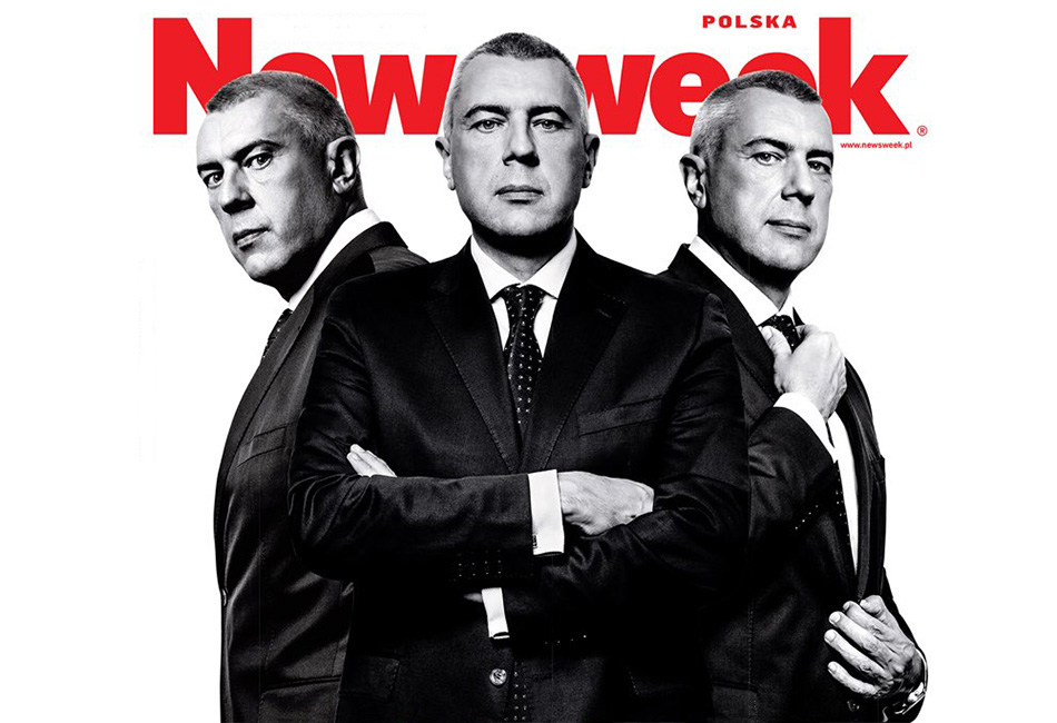 Roman Giertych, prawnik. Sesja zdjęciowa na okładkę magazynu Newsweek.