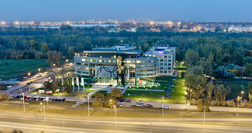 Business Photography Warsaw Olympic Centre, architecture session for Echo Investment - Architecture photography for business