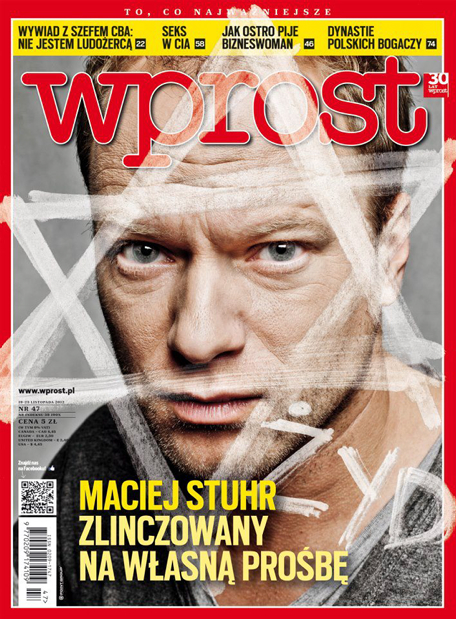 GrandFront 2012 - Press Cover of the Year, cover photo: Arek Markowicz First prize GrandFront 2012 - Press Cover of the Year, cover photo: Arek Markowicz