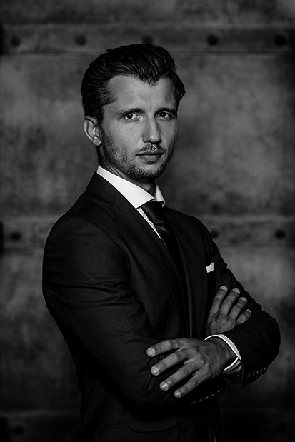 Business Portrait Photography Warsaw Michał Paprocki, legal advisor in Chmaj & Associates law firm - Professional Business Portrait Photography in Warsaw