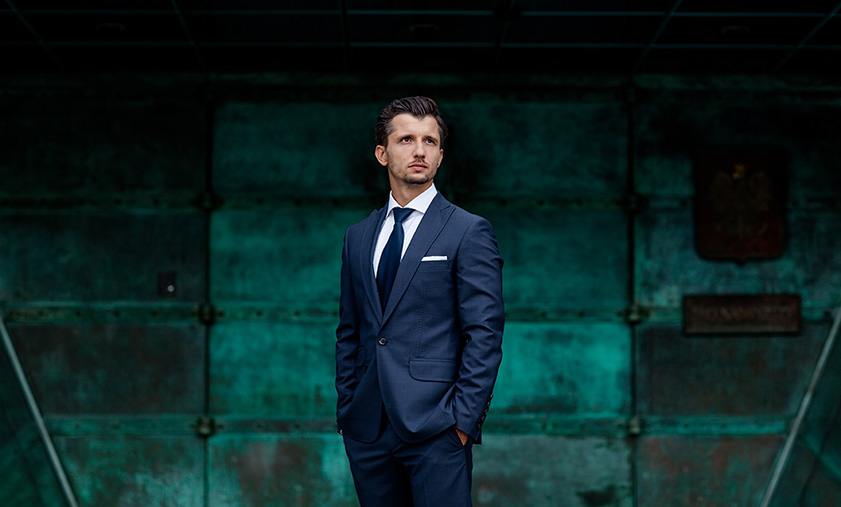 Business Portrait Photography Warsaw Michał Paprocki, legal advisor in Chmaj & Associates law firm - Business Portrait Photography Warsaw