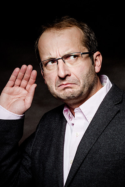 Professional portrait images for editorial, Robert Gorski, creator of The Chairman's Ear polish political satire web series. Robert Górski, creator of The Chairman's Ear political satire web series, leader of Kabaret Moralnego Niepokoju. Business Potographer at Warsaw, Poland