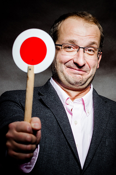 Professional portrait images for editorial, Robert Gorski, creator of The Chairman's Ear polish political satire web series. Robert Górski, creator of The Chairman's Ear political satire web series, leader of Kabaret Moralnego Niepokoju. Business Potographer at Warsaw, Poland