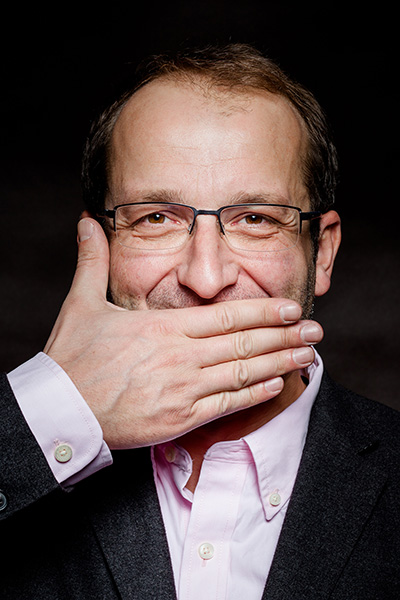 Professional portrait images for editorial, Robert Gorski, creator of The Chairman's Ear polish political satire web series. Robert Górski, creator of The Chairman's Ear political satire web series, leader of Kabaret Moralnego Niepokoju