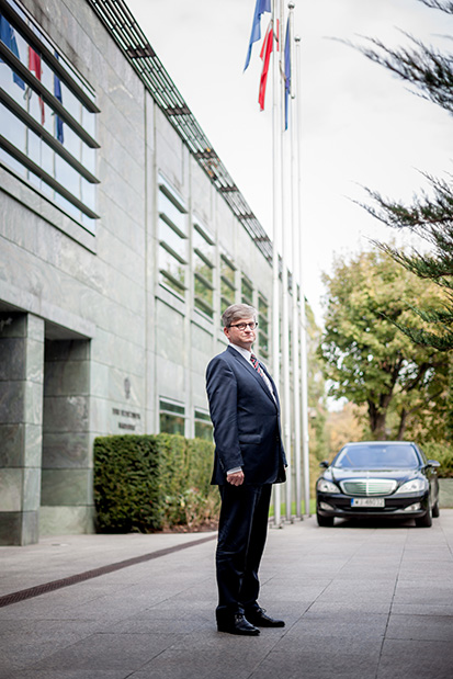 Creation of corporate image in the photography Warszawa Paweł Soloch, Head of the National Security Bureau.