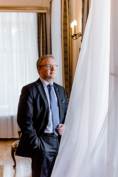 Professional politician images Warsaw Krzysztof Szczerski, Secretary of State at the Andrzej Duda President's Chancellery. Potographer at Warsaw, Poland