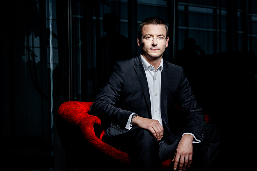 Professional business images in Warsaw. Jakub Malý, Prezes Zarządu X-Trade Brokers S.A. Potographer at Warsaw, Poland