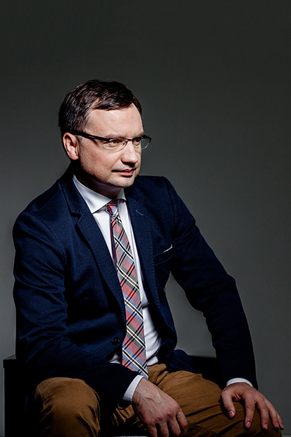 Zbigniew Ziobro, Minister of Justice professional portrait session in Warsaw, Poland. Zbigniew Ziobro, Minister of Justice, member of the European Parliament.