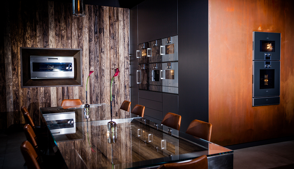 Showroom Gaggenau in Warsaw. Professional interrior photography in Poland. Showroom Gaggenau, professional interrior photography in Poland.