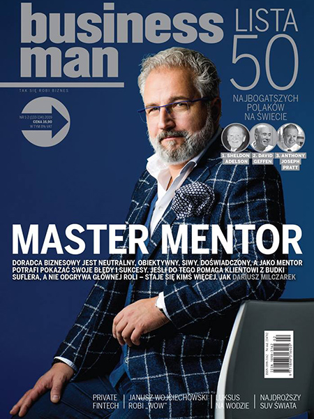 Businessman cover session with Dariusz Milczarek - metor, coach, trenet