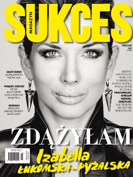 Izabella Łukomska Pyżalska, prezes Warty Poznań. Okładka magazynu Sukces. Biznesowa Fotografia Wizerunkowa Poznań.