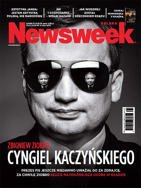 Zbigniew Ziobro, Minister Sprawiedliwości i Prokurator Generalny. Okładka magazynu Newsweek. Profesjonalne sesje zdjęciowe dla polityków Warszawa.